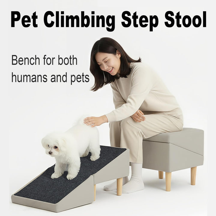 Hundetreppe Bett，Hunderampe Sofa，rutschfeste Hunderampe，Rampe Hund für Katzen und Welpen，Hundetreppe