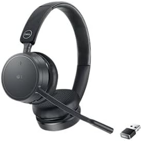 Dell Pro Wireless-Headset WL5022 On-Ear (kabellos, Bluetooth, USB), Schwarz Bügel, Bügel