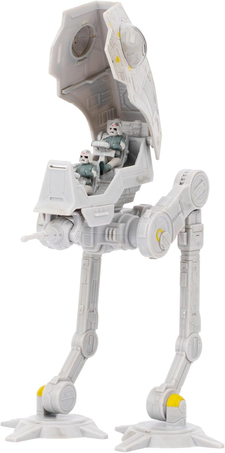 Star Wars Micro Galaxy Squadron SWJ0156 - at-DP, offizielles 12,5 cm Fahrzeug mit Figuren
