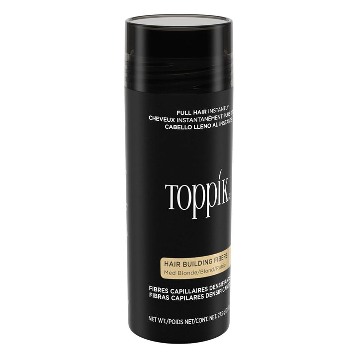TOPPIK Hair Building Fibers Medium Blonde, 1er Pack (1 x 27.5g)
