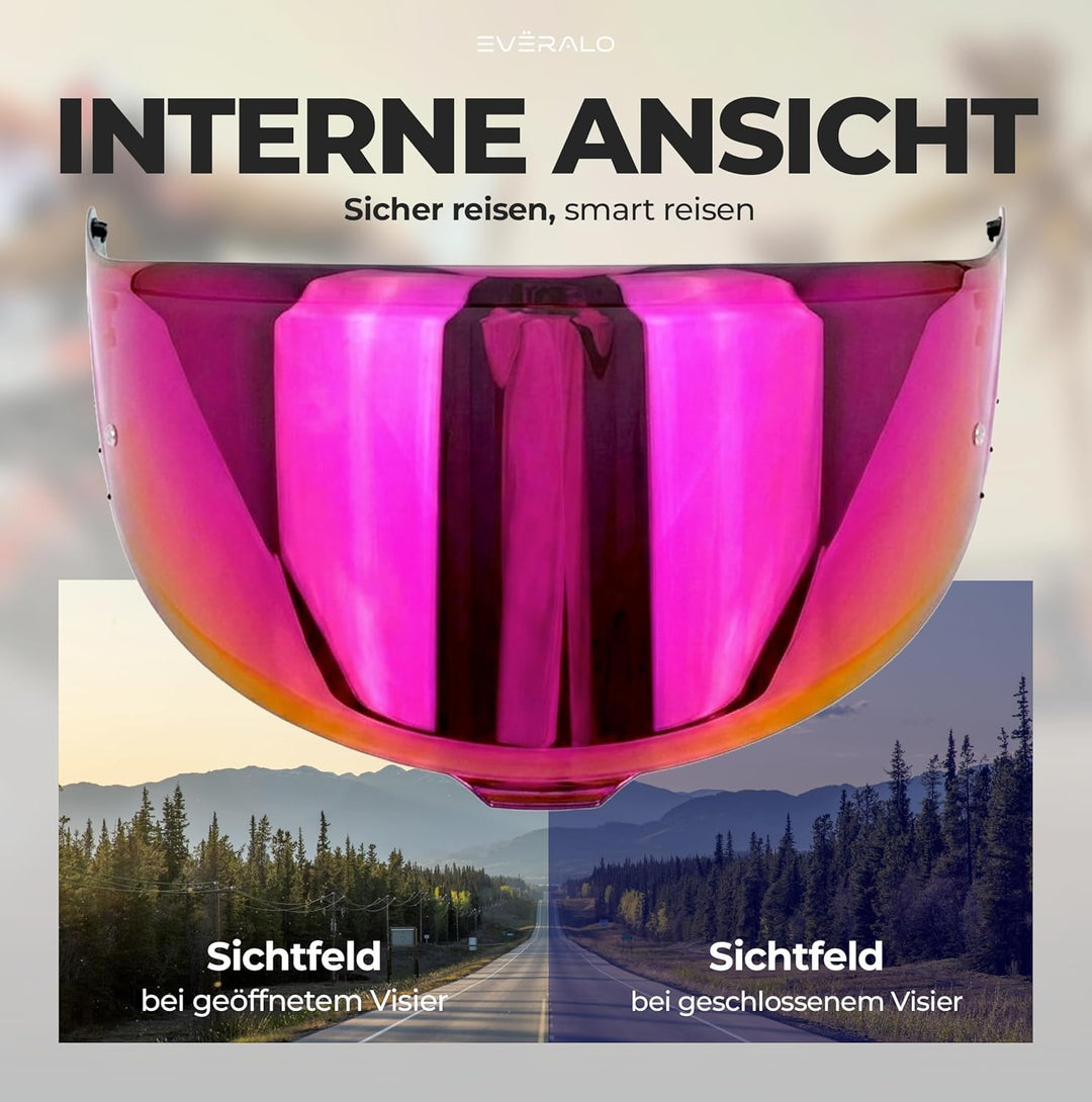 kompatibel mit Visier Shoei Nxr 2 - Z8 - Xspr Pro - X15 - Cwr F2 (Rose Candy), Rose Candy