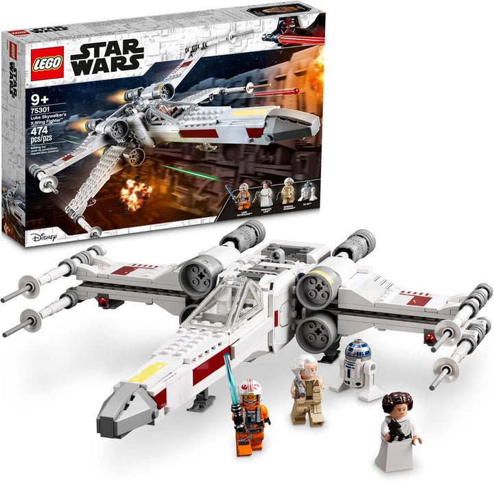 LEGO Star Wars Luke Skywalker’s X-Wing Fighter 75301 Awesome Toy Building Kit for Kids, New 2021 (47