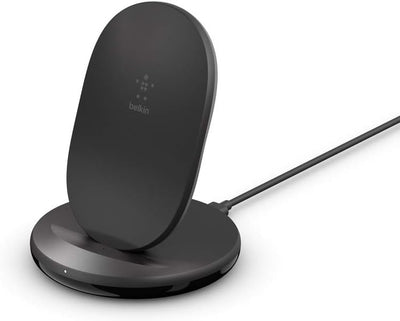 Belkin BoostCharge drahtloser Ladeständer, 15 W (Qi-Ladeständer zum schnellen drahtlosen Laden für G