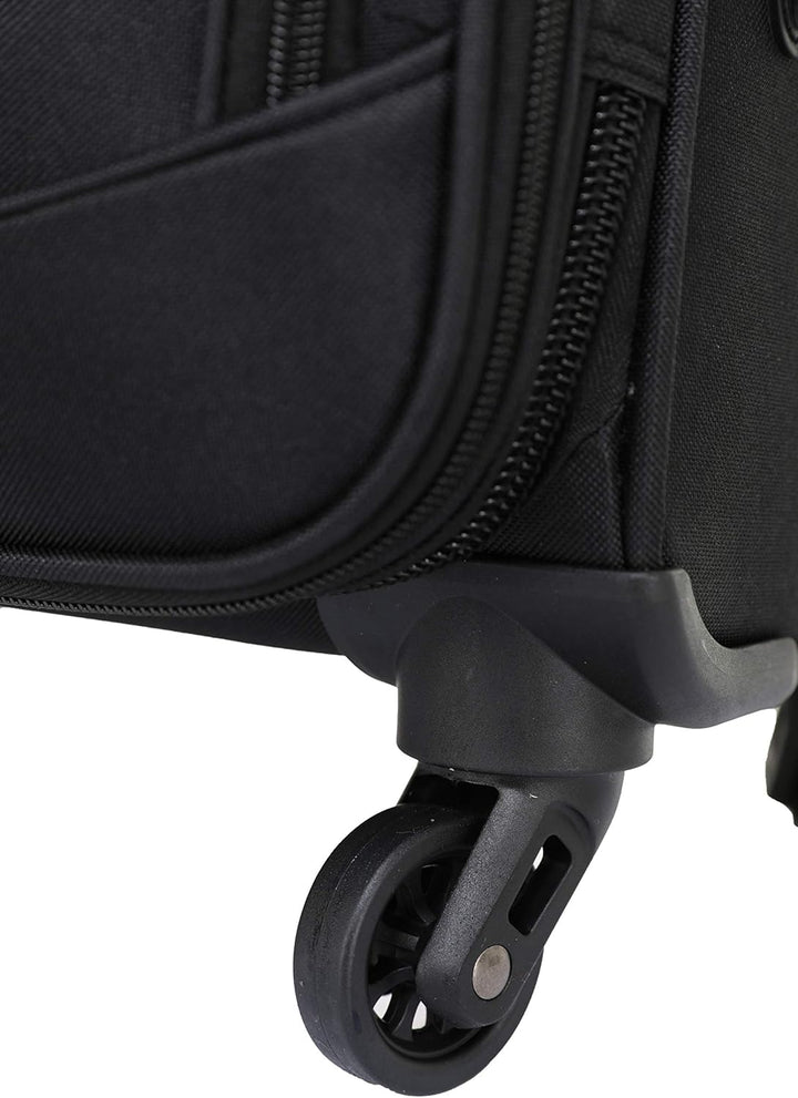 BEIBYE 4 Rollen Reisekoffer 3tlg.Stoffkoffer Handgepäck Kindergepäck Gepäck Koffer Trolley Set-XL-L-
