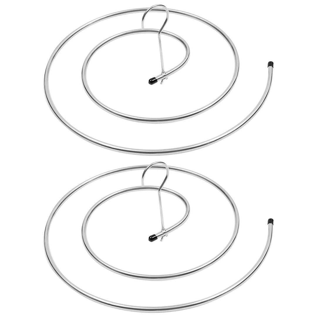 Didiseaon Bettlaken-Wäscheständer Spiralf?rmige Trocknungsregal Edelstahl Waschkleiderbügel Rotieren