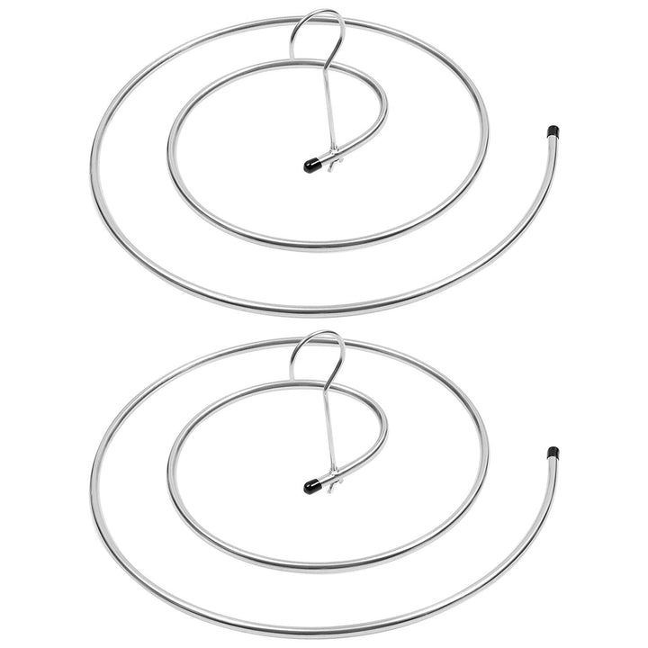 Didiseaon Bettlaken-Wäscheständer Spiralf?rmige Trocknungsregal Edelstahl Waschkleiderbügel Rotieren