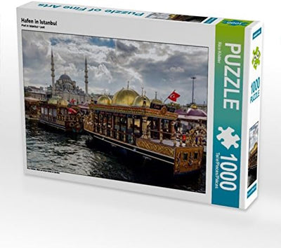 CALVENDO Puzzle Hafen in Istanbul 1000 Teile Lege-Grösse 64 x 48 cm Foto-Puzzle Bild von Rico Ködder