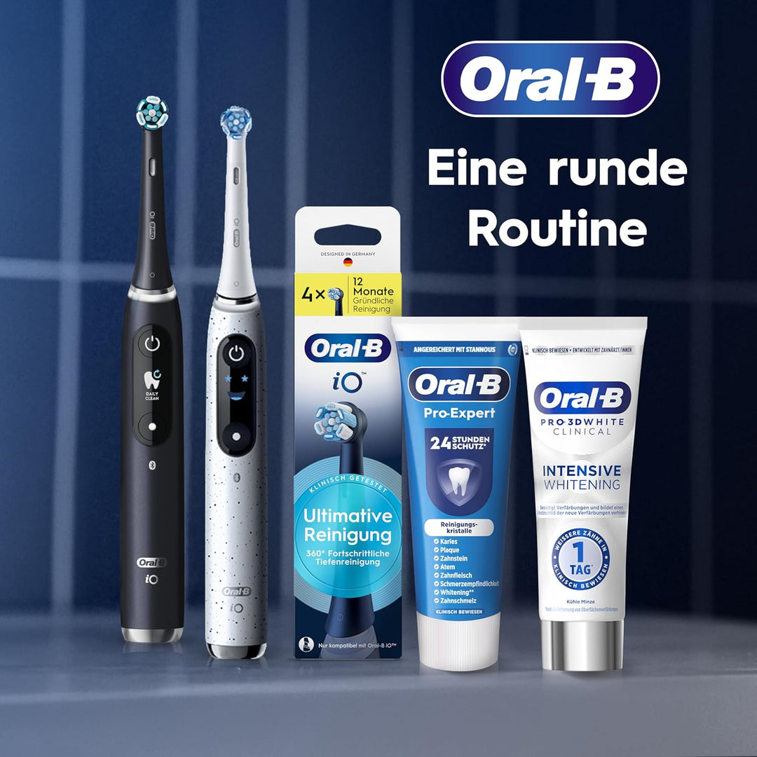 Oral-B iO Series 6 Elektrische Zahnbürste/Electric Toothbrush, 2 Aufsteckbürsten, 5 Putzmodi für Zah