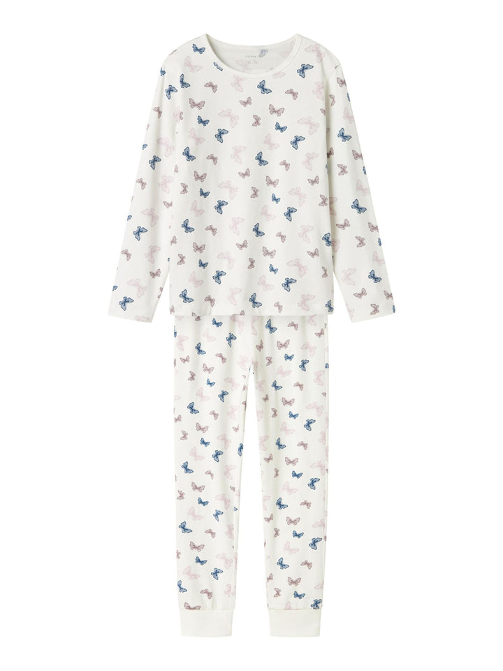 NAME IT Girl Nachtwäsche-Set Langarm 86-92 Jet Stream, 86-92 Jet Stream