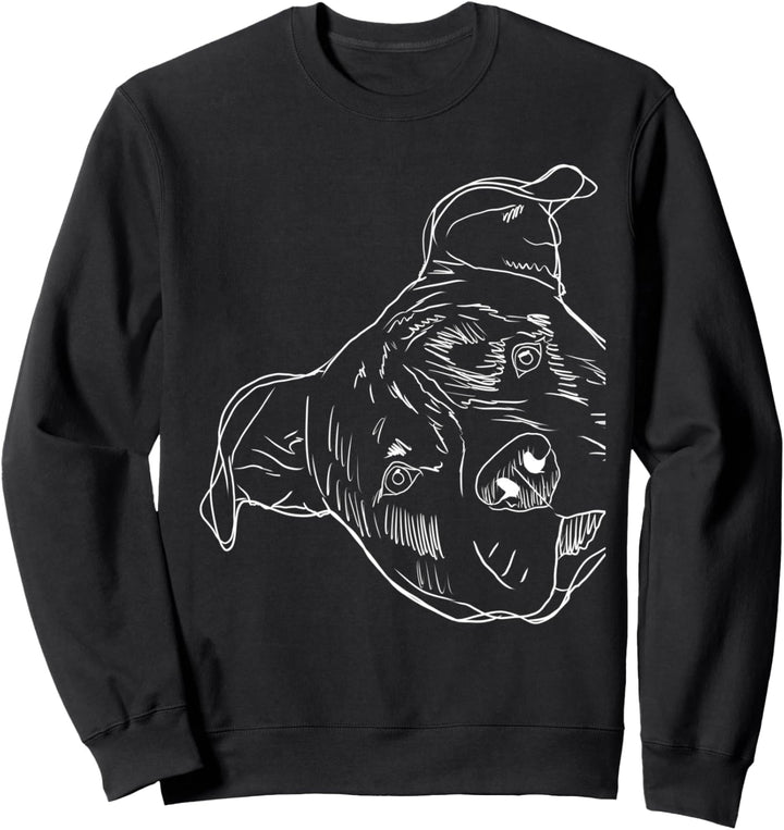 Lustiger Hund American Staffordshire Terrier Sweatshirt