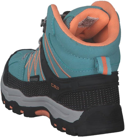 CMP Unisex Kinder Kids Rigel Mid Shoes Wp Trekking-Schuhe 31 EU Acqua Sunrise, 31 EU Acqua Sunrise