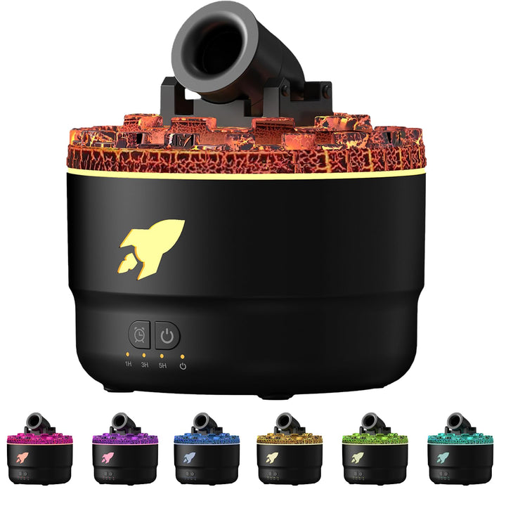 Cannon Blast Aroma Humidifier, Aromatherapie-Luftbefeuchter mit 2 Nebel-Modi, mit Timer für Zuhause