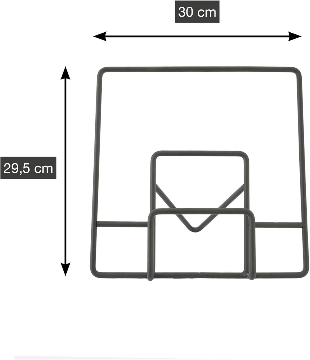 Point-Virgule Tablet ständer, Kochbuchhalter aus Metall, Handy ständer im Küche fur ipad, Tablet ode