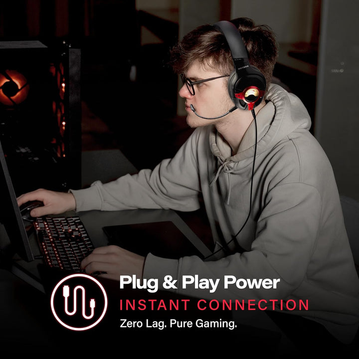 Meters M-Level-UP, Gaming-Headset, 7.1 Surround-Sound, abnehmbares Mikrofon, leistungsstarke 50-mm-T