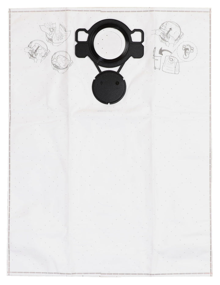 Mirka 8999000211 Staubbeutel Vlies - Passend für Mirka Staubabsauger DE 1025 Langlebig - Waschbar -