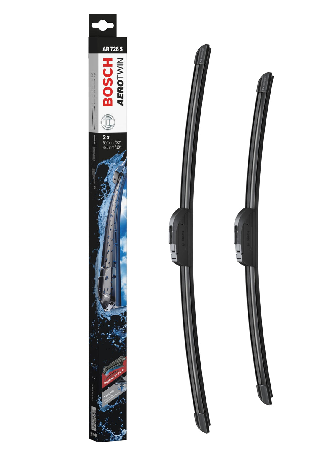 Bosch Scheibenwischer Aerotwin AR728S, Länge: 550mm/475mm − Set für Frontscheibe - Nur für Rechtslen
