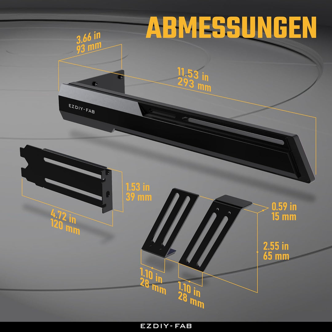 EZDIY-FAB GPU-Halterung Grafikkarte GPU-Unterstützung Videokartenhalterung Halterung,Schanzbare Stru