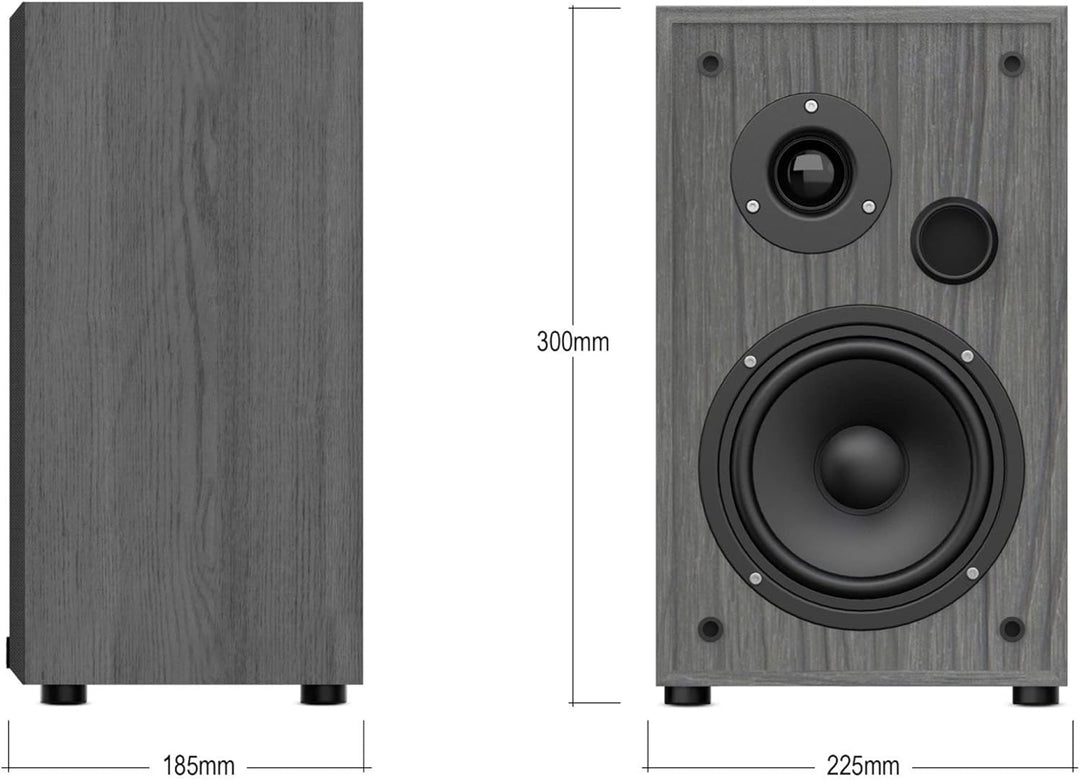 Wiibo String 10 Altavoces HiFi Estantería 100w Bass Reflex. Pareja
