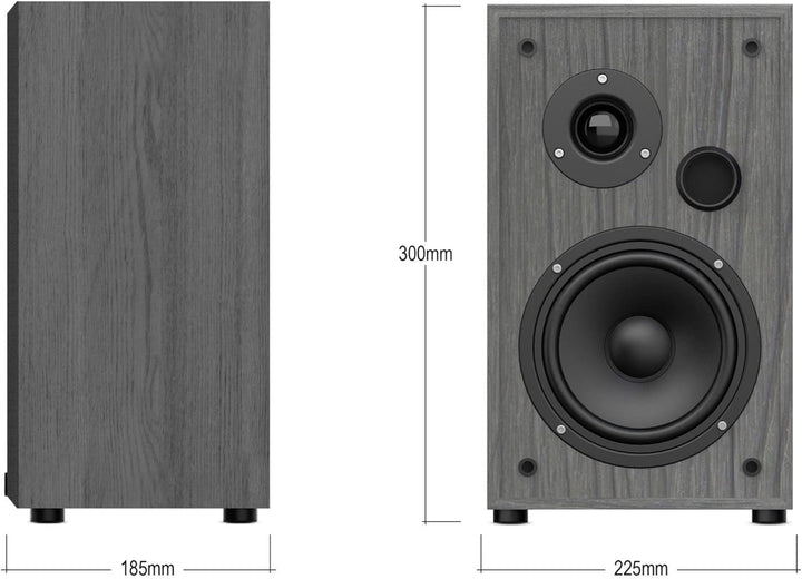 Wiibo String 10 Altavoces HiFi Estantería 100w Bass Reflex. Pareja