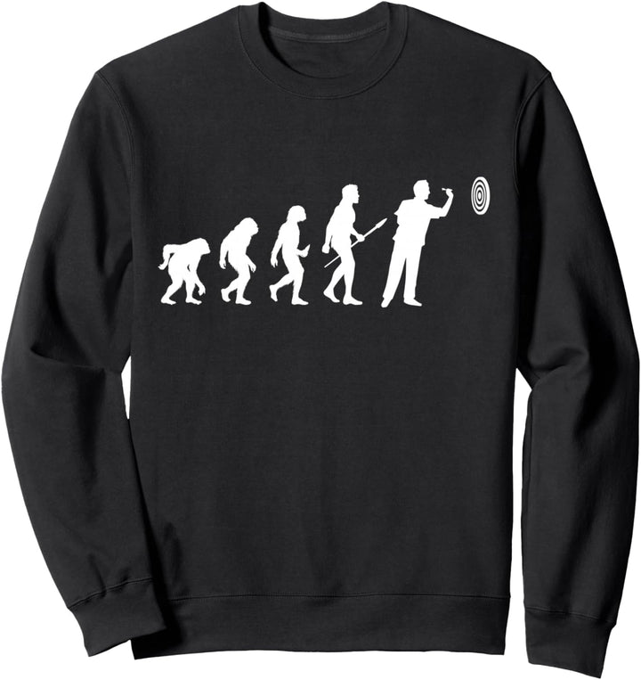 Darts - Evolution zum Dartspieler Sweatshirt