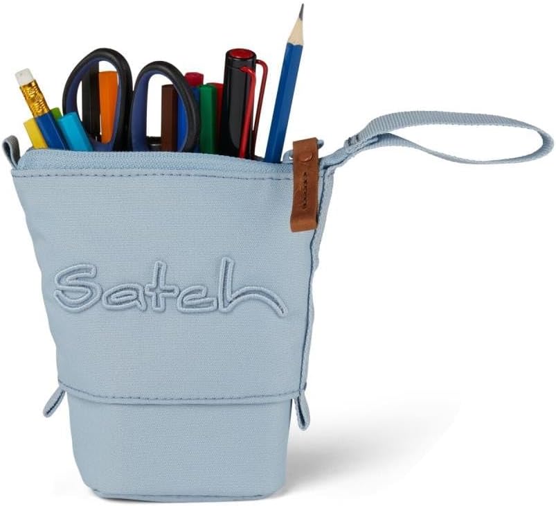 Satch Pack Pencil Slider Light Edition Schulrucksack Set 3tlg. inkl. Sportbeutel (Nordic Ice Blue),