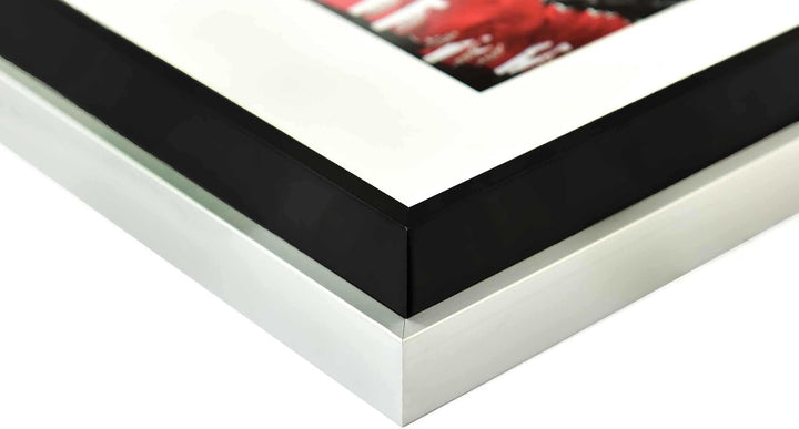 nielsen Aluminium Bilderrahmen Gallery Junior, 20x60 cm - 3x 10x15 cm, Silber Matt 20x60 cm - 3x 10x