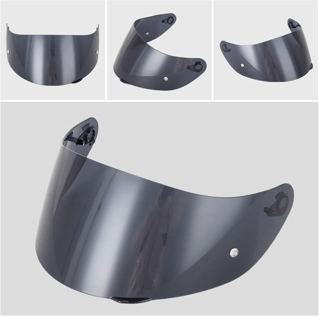 Motorradhelm Visier Kompatibel mit Agv K1 K3SV K5 Visier, Helmvisiere mit Anti-Beschlag-Film, Helm V