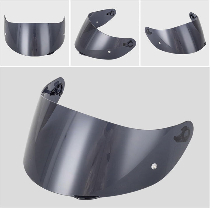 Motorradhelm Visier Kompatibel mit Agv K1 K3SV K5 Visier, Helmvisiere mit Anti-Beschlag-Film, Helm V