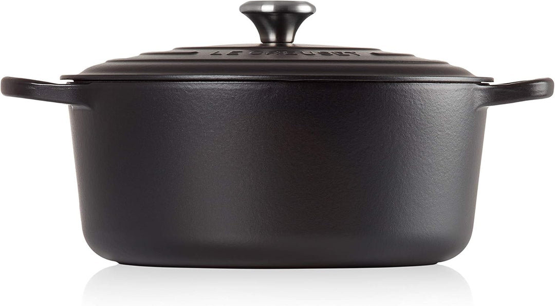 Le Creuset Signature Gusseisen-Bräter mit Deckel, Ø 30 cm, Rund, Für alle Herdarten und Induktion ge