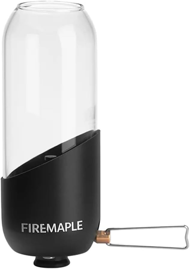 Fire-Maple Camping Gaslaterne Glas Stahl Aluminium Propan oder Isobutanbrennstoff Einstellbare Helli
