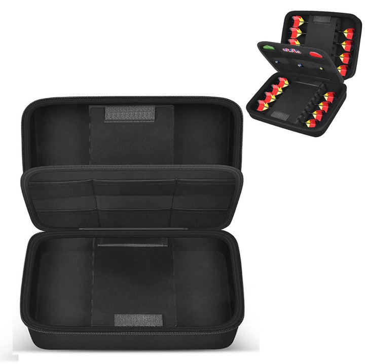 16 Dart Tasche Tragetasche, Schützender Dartcase für Stahl/ Soft Tip Darts, Flüge, Wellen, tragbare