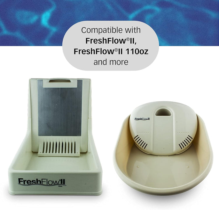 PET STANDARD PetStandard Filter für Petmate Fresh Flow Haustierbrunnen (12 Stück) grau, grau
