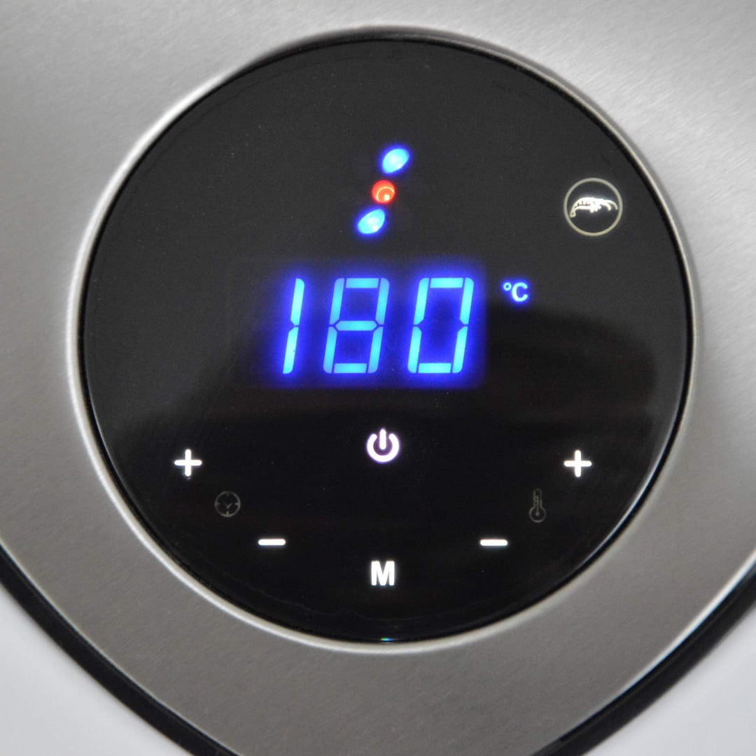 FRITTEUSE OHNE FETT HEISSLUFT-FRITTEUSE DIGITAL MULTI FRITTEUSE HEISSLUFT ECO-AIR-PROFI DC-1400W-1 s