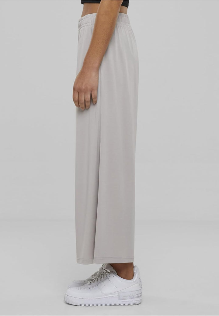 Urban Classics Frauen Hose Ladies Modal Culotte, lässige Culotte für Frauen, 3/4 Länge, mit Gummibun