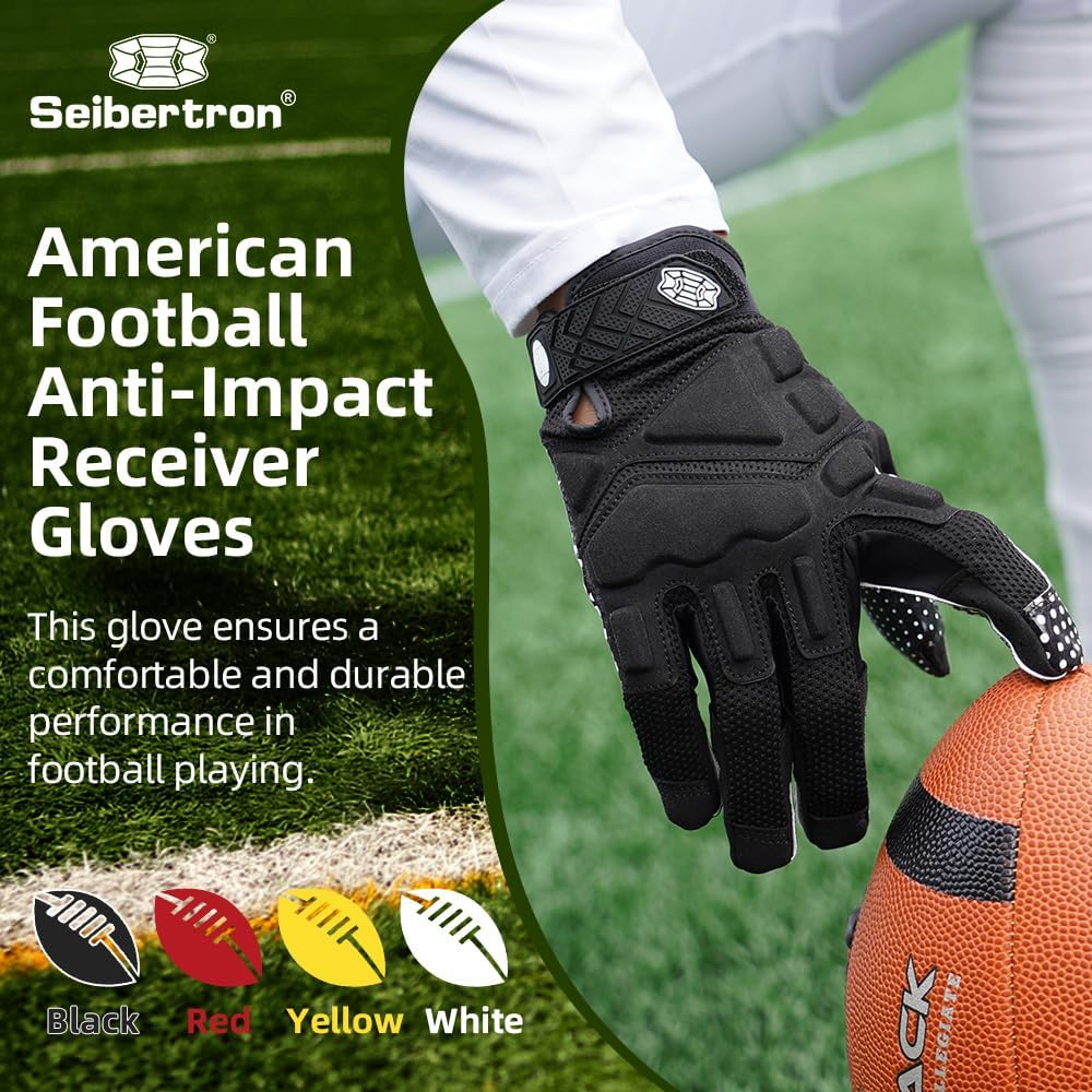 Seibertron G.A.R.G 2.0 Gel Filled Patentiert Anti-Impact Ultra-Stick Football Sports Receiver/Empfän