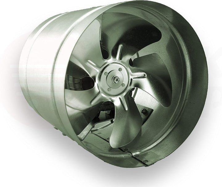 Axialer Rohrventilator Ø 315 mm 1350m³/h Rohrlüfter Lüfter Hochdruck Ventilator Abluft Gebläse Metal
