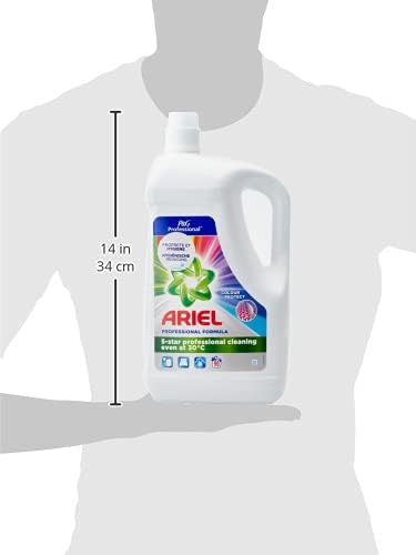 Ariel Professional - Farbe Waschmittel, Flüssig - 4.95 Liter Regulär 90 Waschladungen (1er Pack), Re