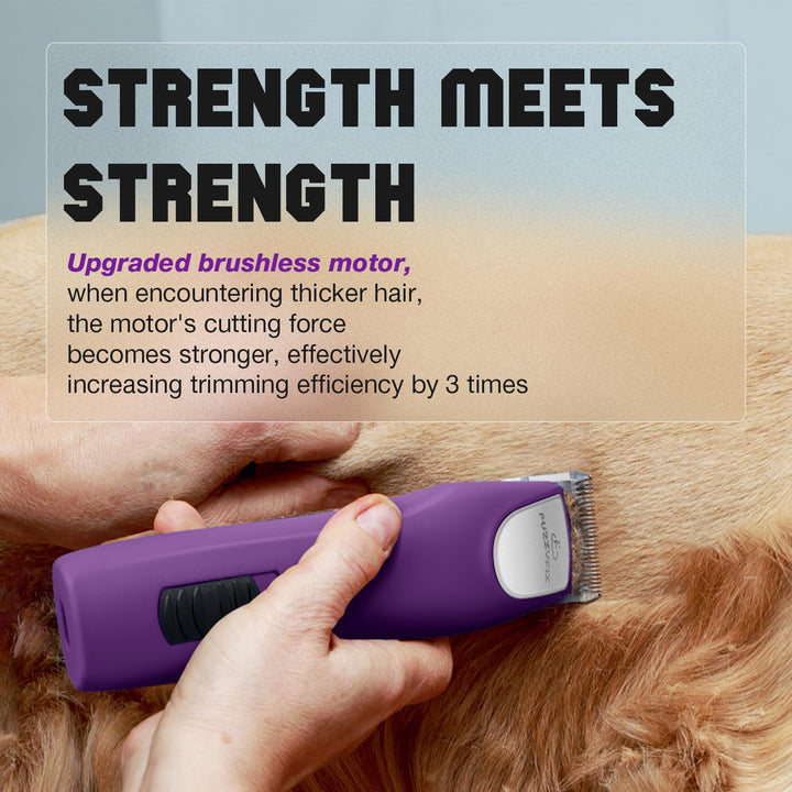 Hundeschermaschine profi,2 Geschwindigkeits Schermaschine Ergonomisches Design Hund Katze,Hundetrimm