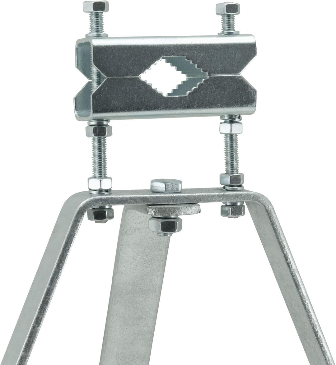 SKT MN03 Sat Mastbügel-Set Wandabstand 30 cm Mauerhalterung für Antennen-Mast feuerverzinkt 30 cm Wa