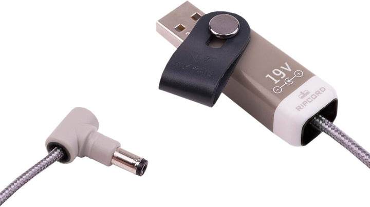 MyVolts Ripcord-USB-Ladekabel mit 19V DC Ausgangsstecker kompatibel mit Akai MPC One Controller