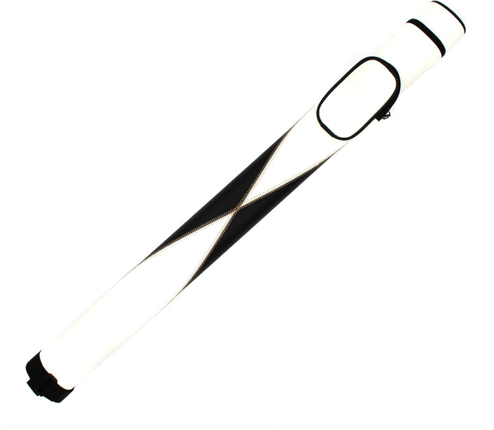 Billard Queue Set Komplettset White Diamond, 147cm Queue mit Köcher, Handschuh und Kreide Diamond -