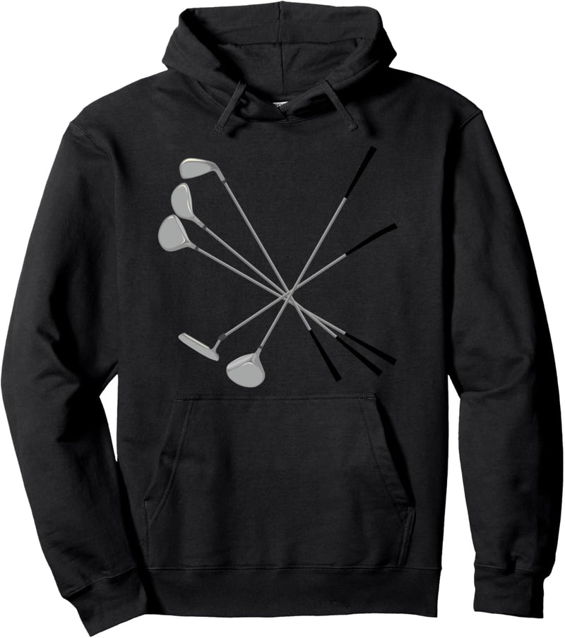 Golfschläger Pullover Hoodie