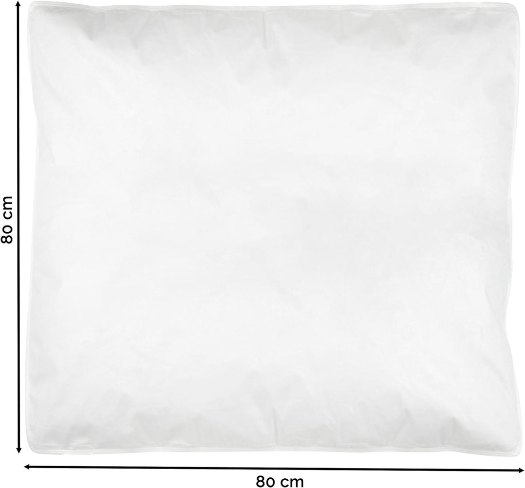 ZOLLNER Kinderdecke, Kleinkinder Bettdecke, Feder, Daune, 80 x 80 cm, waschbar 80x80 cm (1er Pack),