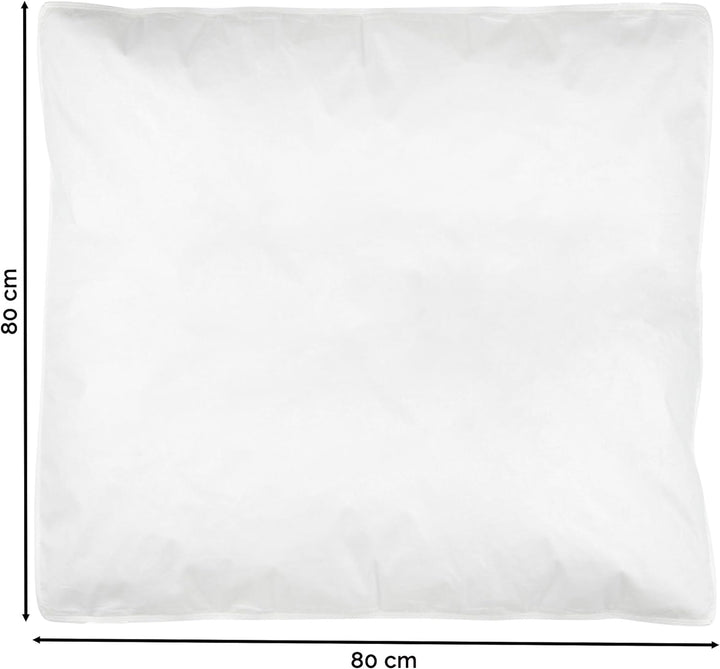 ZOLLNER Kinderdecke, Kleinkinder Bettdecke, Feder, Daune, 80 x 80 cm, waschbar 80x80 cm (1er Pack),