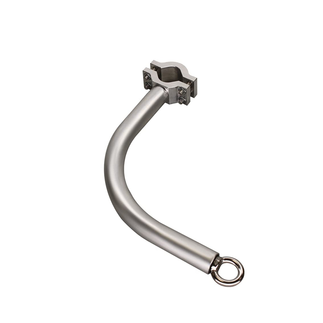 Vabenco GbR Hunde Fahrradstange, Abstandhalter, Hundeleine, Führungsstange, Fahrradsattel, Silber, M
