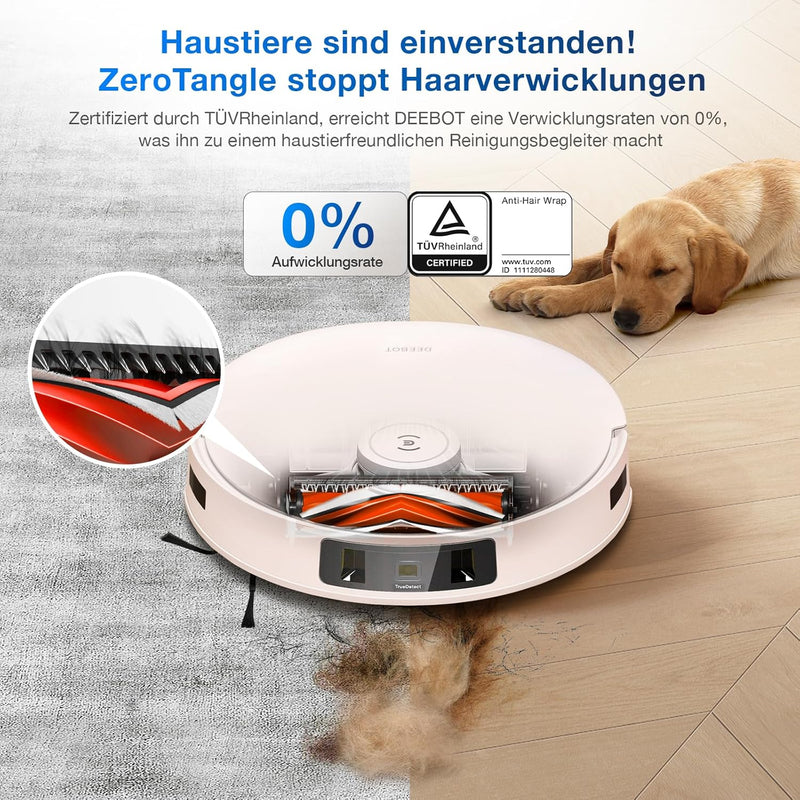 ECOVACS DEEBOT T30 PRO OMNI Roboter Staubsauger mit Mini-Station, mit TruEdge™ Mopping Technolgie, Z