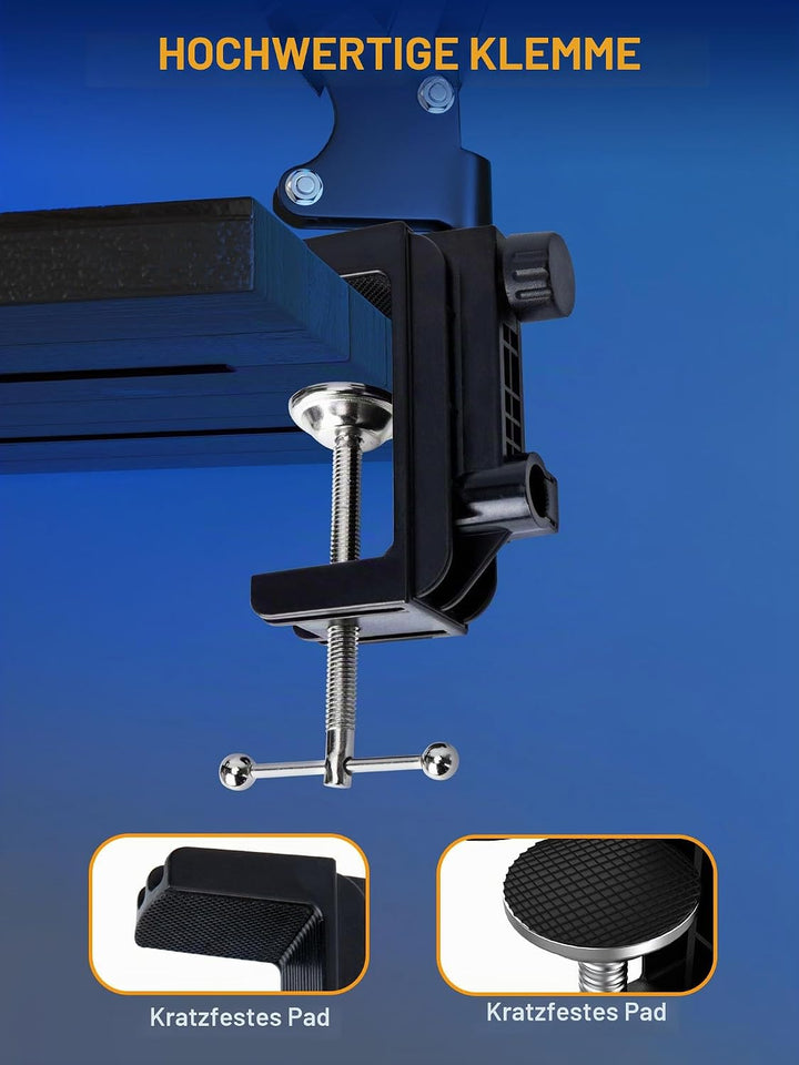 SUNMON Mikrofonarm für HyperX QuadCast - Universal Mic Boom Arm Mikrofon Ständer mit Kabelbinder, ei