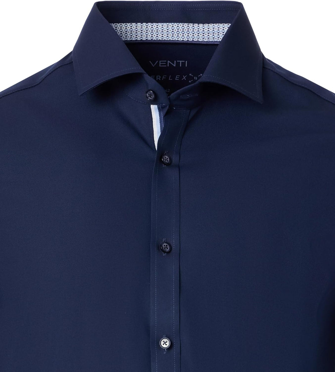 Venti - Body Fit - Herren Businesshemd (154427100), Grösse:42, Farbe:Blau (116)