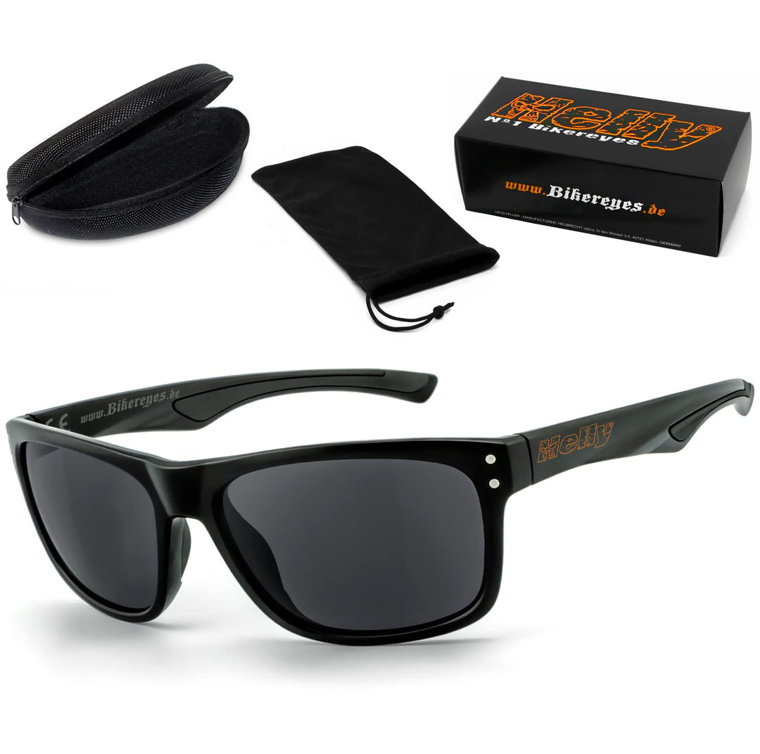 HELLY® - No.1 Bikereyes® | Bikerbrille, Motorradbrille | UV400 Schutzfilter | HLT® Kunststoff-Sicher