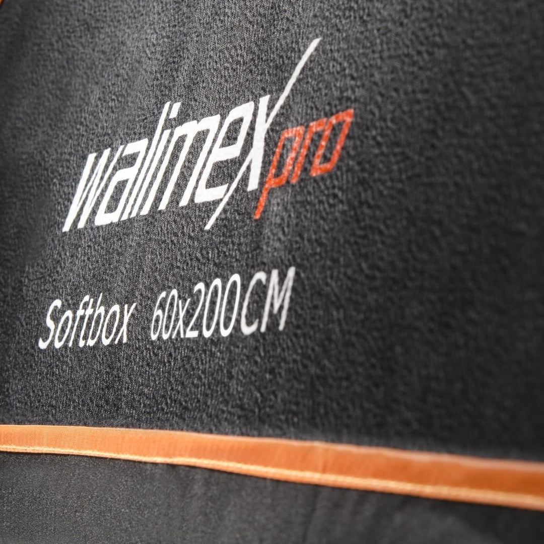 Walimex pro Softbox Orange Line 60x200 ohne Adapter, ohne Adapter